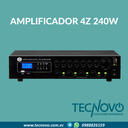 Amplificador Show 4 zonas 240W USB/SD/MP3/MMC