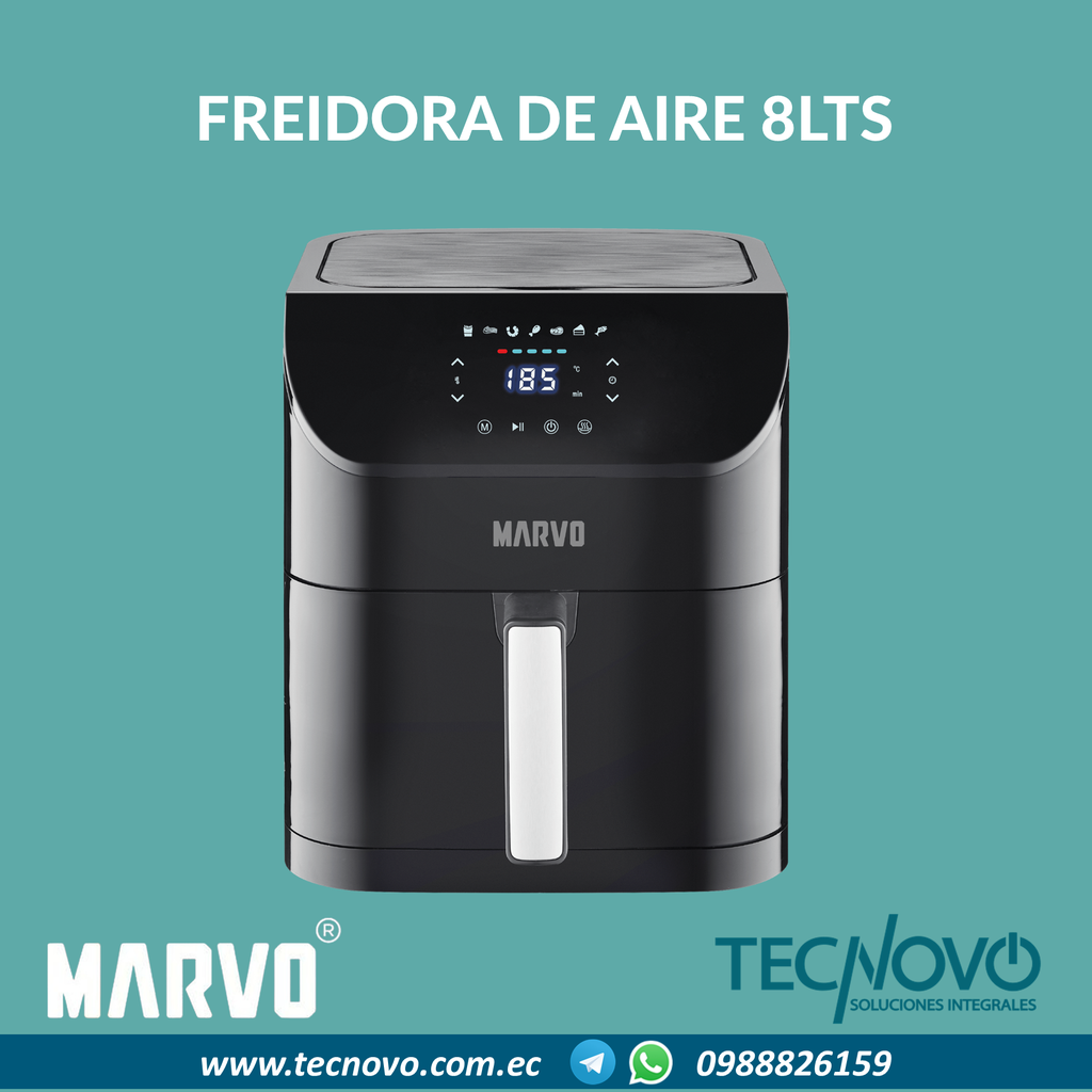 Freidora de Aire Marvo XL HAF-128 8Lts