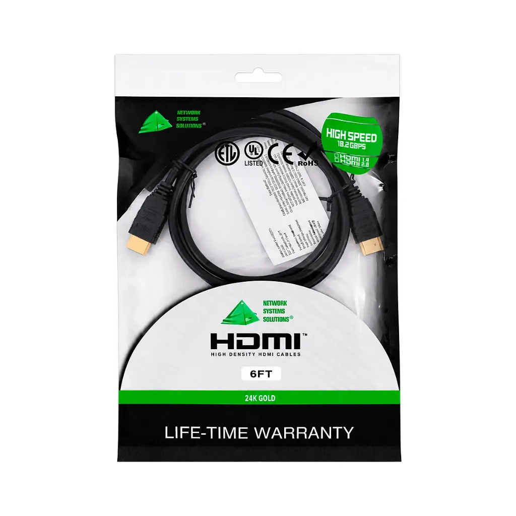 Cable HDMI 6FT / 1.8 metros