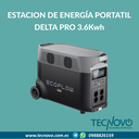 Estación de energía portátil ECOFLOW Delta Pro 3600W 3600Wh