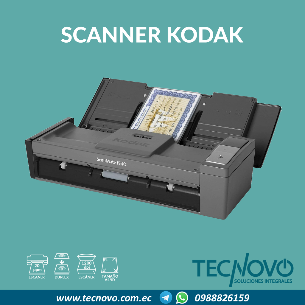 Escáner KODAK ScanMat i940