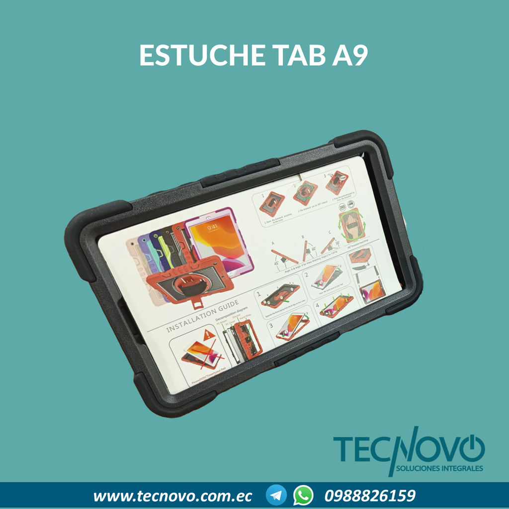 Estuche para tablet Samsung 8.7" (A9/A11 X110 X115 X133 X135) Con agarradera y correa