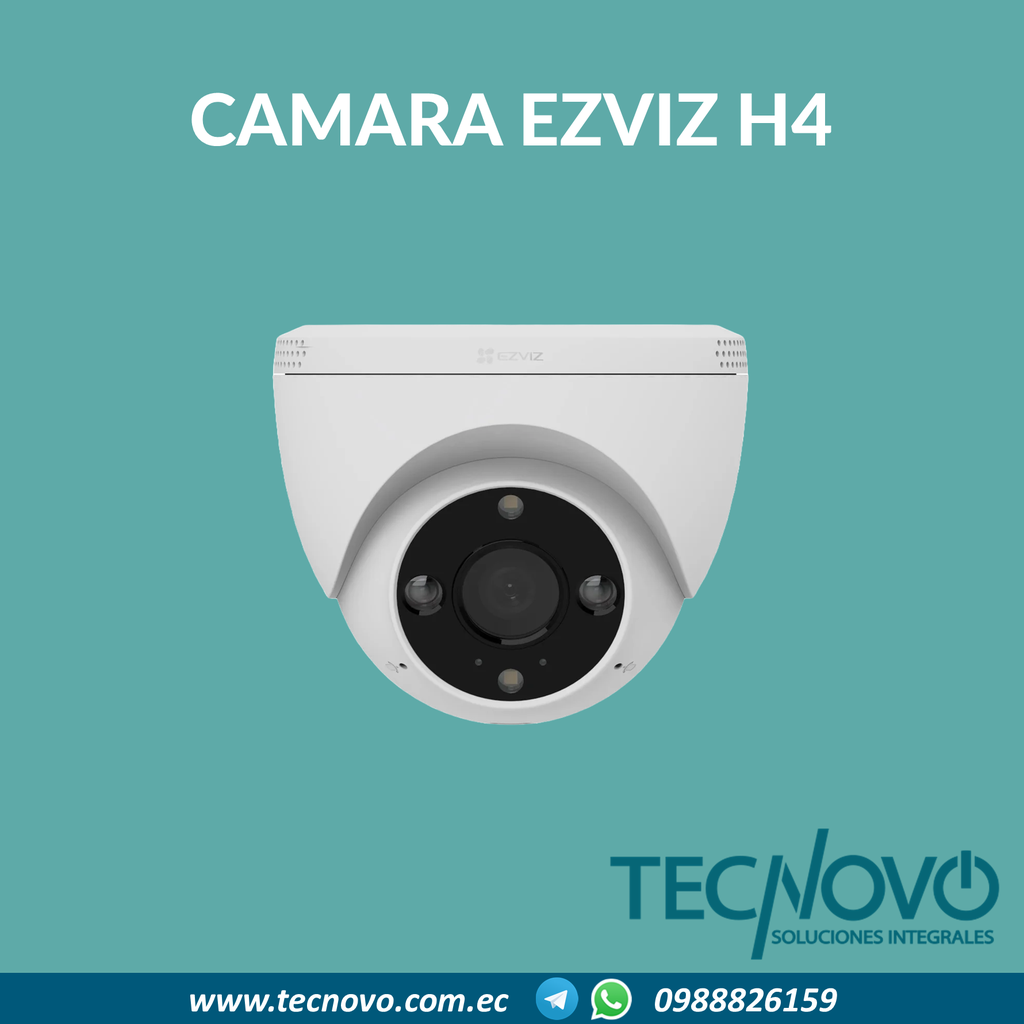Cámara EZVIZ H4 2K Outdoor