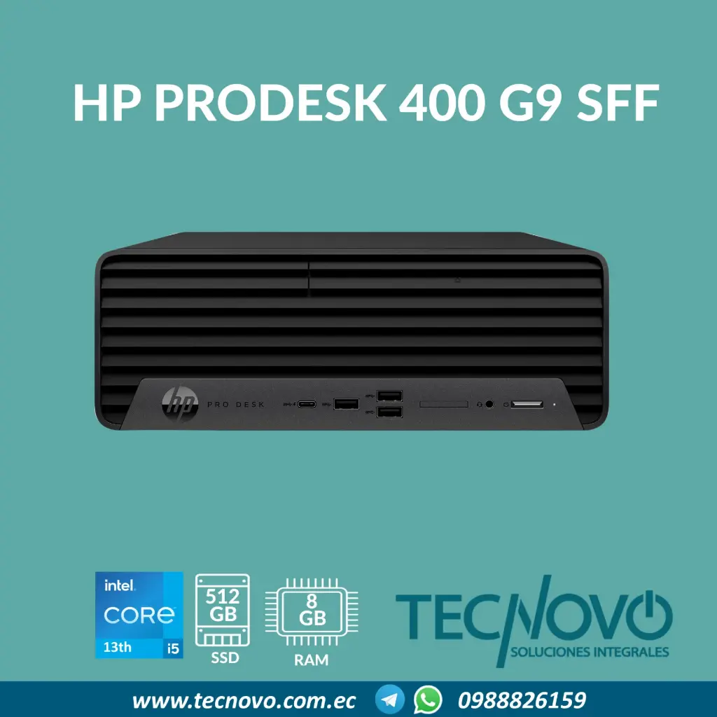 Computador HP ProDesk 400 G9 I5-13500 8GB 512GB SFF