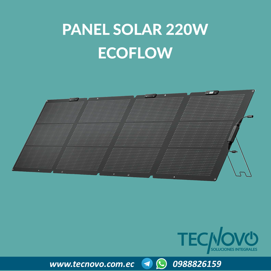 Panel Solar Ecoflow 220W