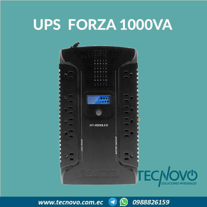UPS FORZA INTERACTIVO HT-1000 1000VA 600W 10 tomas