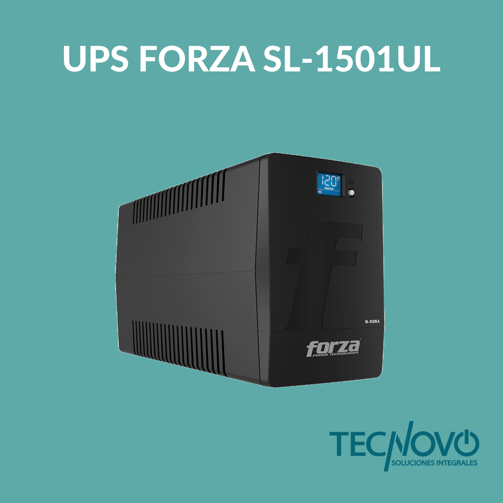 UPS FORZA INTERACTIVO SL-1501UL 1500VA 900W LCD 8 tomas