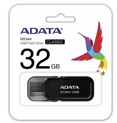 Pendrive ADATA 32GB UV240 (Negro)