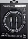 Cable USB ARGOM tipo C a Lightning (2mts)