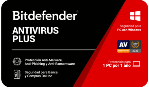 Licencia Antivirus Bit Defender Plus