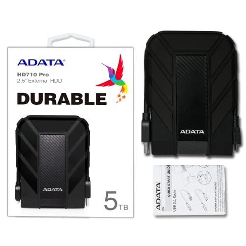 Disco ADATA HD710 HDD Externo 5TB Usb 3.0 2.5" IP6X