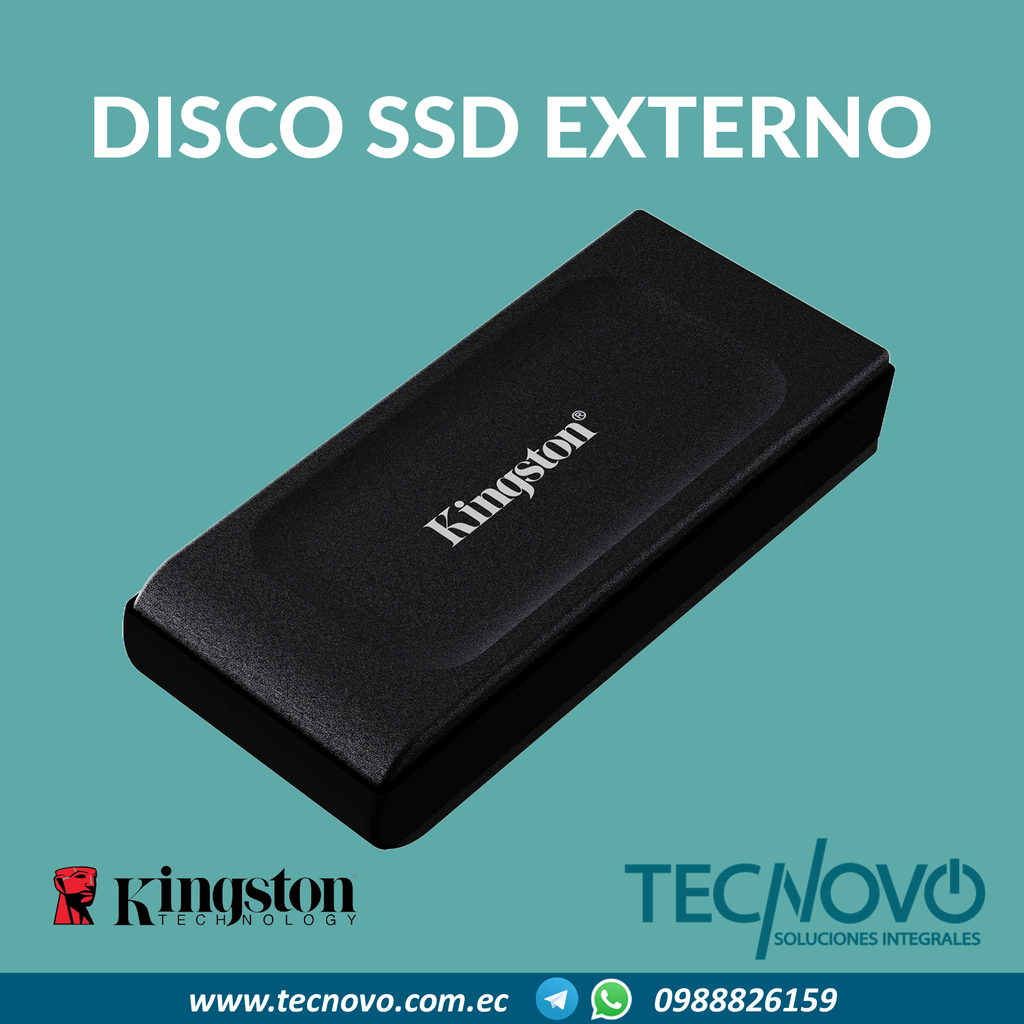 Disco KINGSTON XS1000 SSD Externo 2TB USB