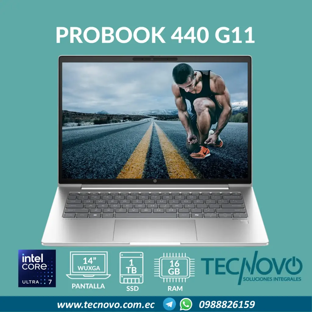 Laptop HP ProBook 440 G11 Ultra 7-155U 16GB 1TB-SSD 14" FHD IPS