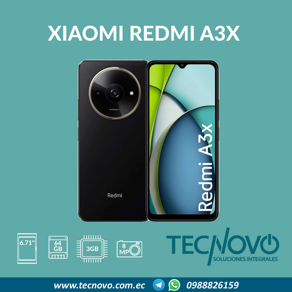 Celular Xiaomi Redmi A3X 3GB 64GB