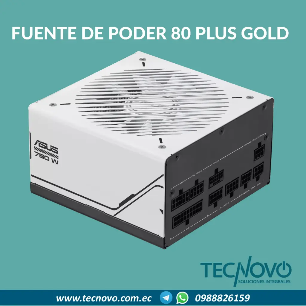 Fuente de poder ASUS Prime 750W 80 PLUS GOLD