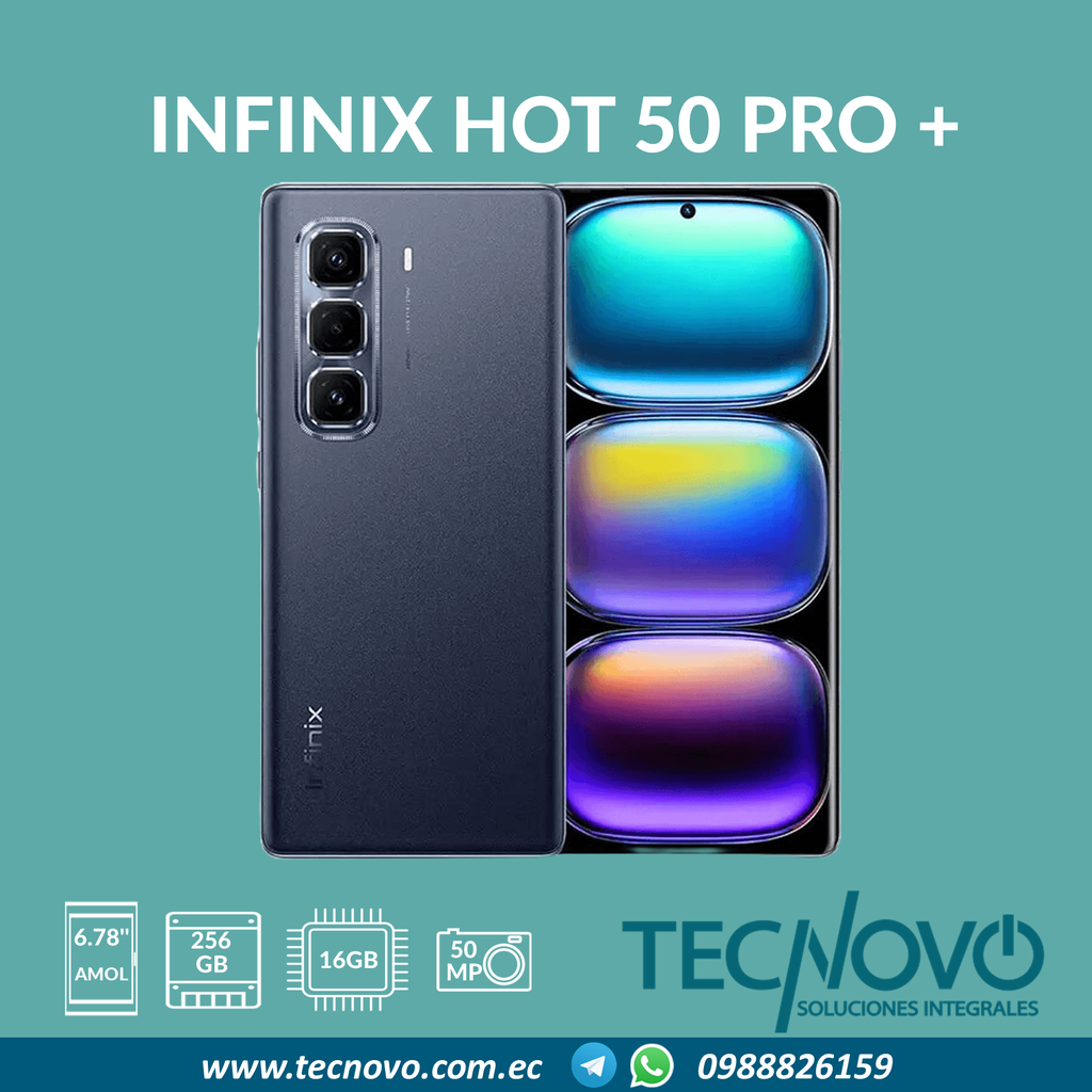 Celular INFINIX Hot 50 Pro Plus 16GB (8GB+8GB) / 256GB