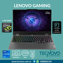 Laptop LENOVO LOQ 15IRX9 Intel I7-13650HX 12GB 512GB-SSD RTX 3050 6GB 15.6" FHD