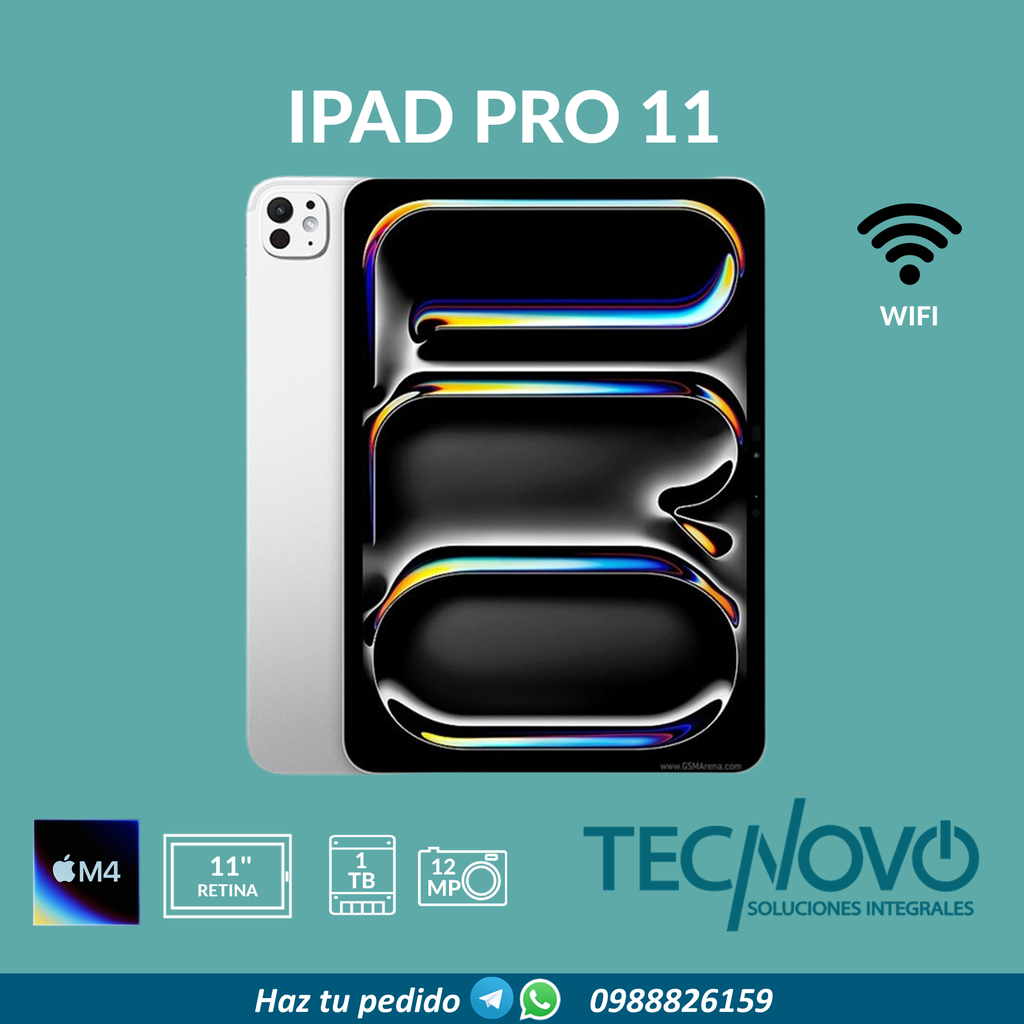 Tablet APPLE IPAD PRO M4 1TB 11" WIFI