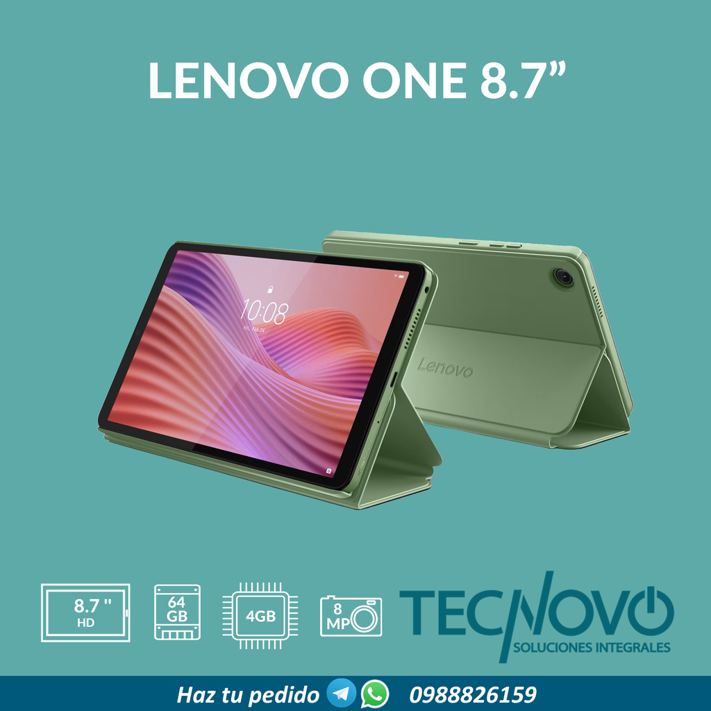 Tablet LENOVO One 4GB 64GB 8.7" HD + Folio