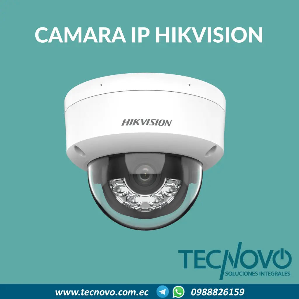 Cámara Domo IP Inteligente Hikvision DS-2CD1123G2-LIU
