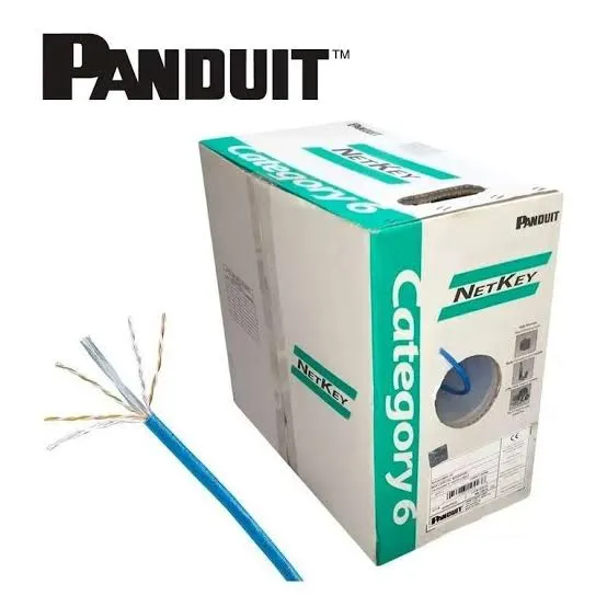 Rollo de cable UTP PANDUIT CAT6 305 metros azul