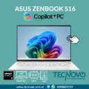 Laptop ASUS ZenBook S16 Ryzen AI 9 HX 370 32GB 1TB SSD 16" OLED 3K Táctil