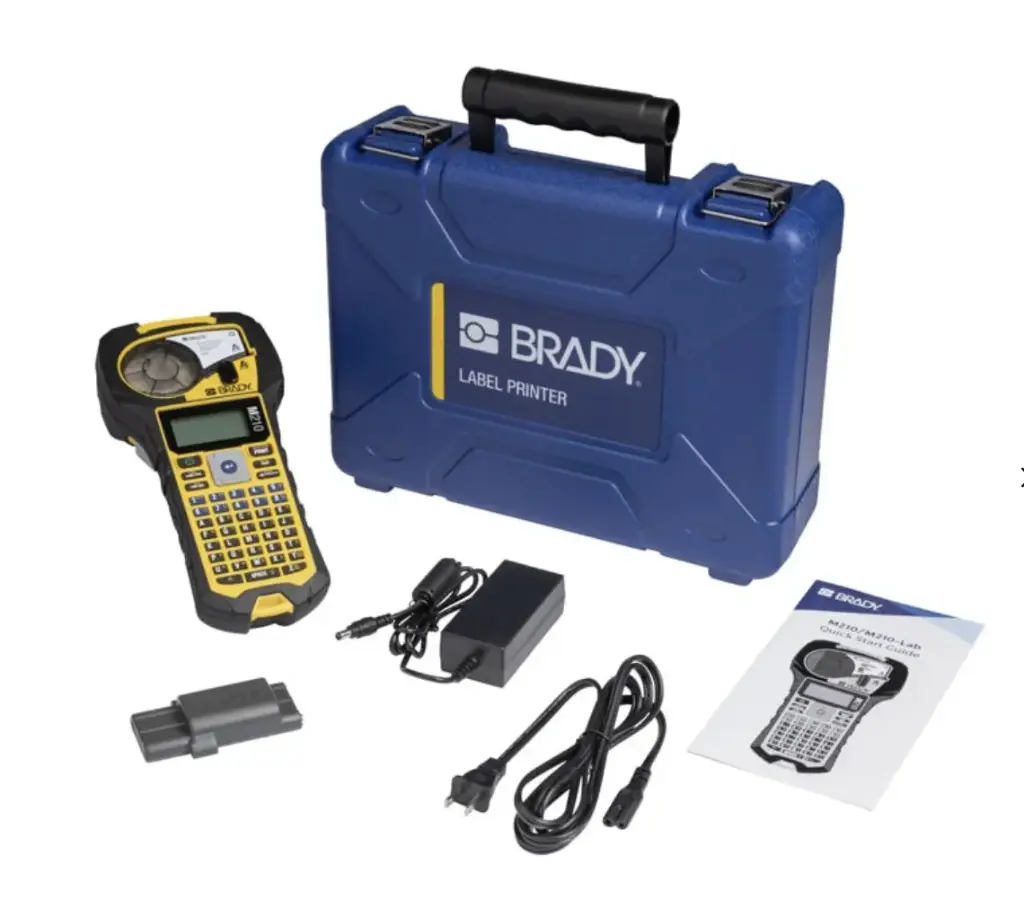 Kit M210 (Etiquetadora + Maleta de transporte +Batería+Adaptador)