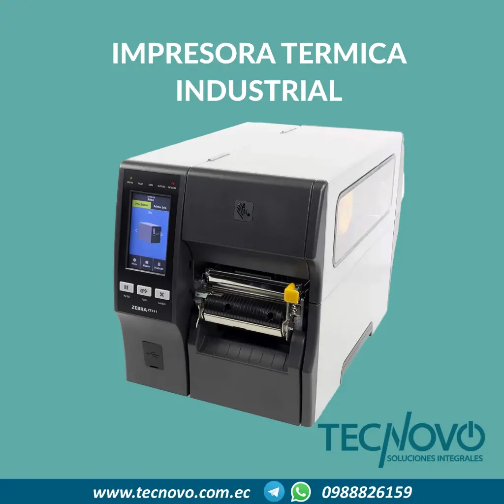 Impresora Térmica Industrial ZEBRA ZT411 TD/TT USB/LAN/SERIAL/BLUETOOTH 
