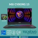 Laptop MSI Cyborg 15 Intel Core I7 13620H 16GB  512GB-SSD RTX 4050-6GB 15,6" FHD 144Hz