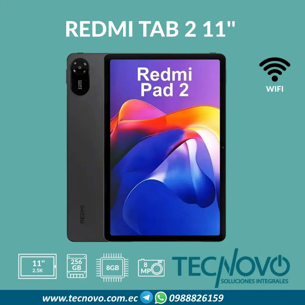 Tablet Xiaomi Redmi Pad 2 8GB 256GB 11" 2.5K