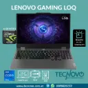 Laptop LENOVO LOQ 15IRX9 Intel I7-13650HX 16GB 512GB-SSD RTX 4050 6GB 15.6" FHD 144Hz