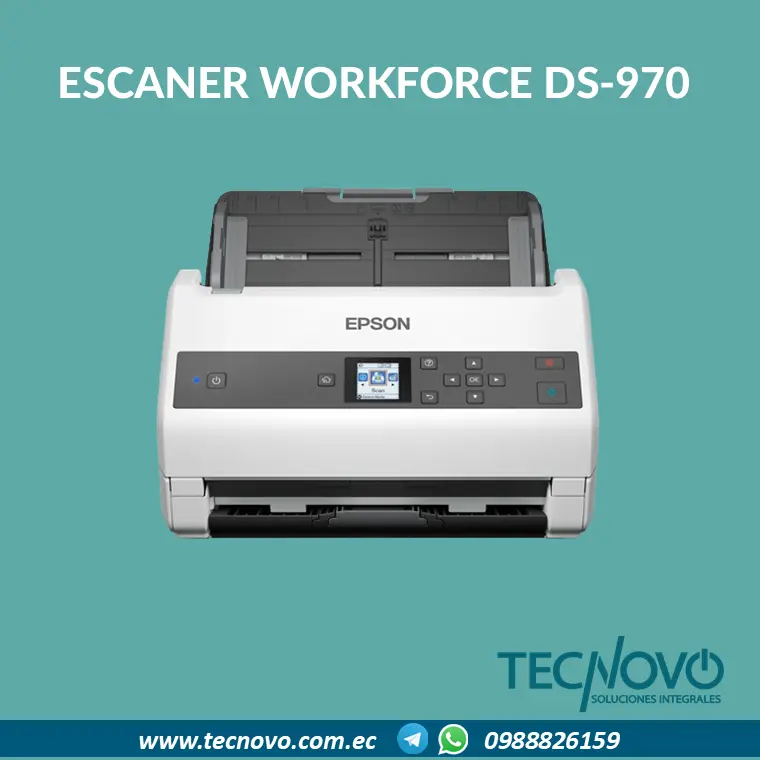 Escáner EPSON WorkForce DS-970 Dúplex a Color 
