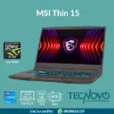 Laptop MSI Thin 15 Intel Core I5-13420H 8GB 512GB-SSD RTX 3050-6GB 15.6" FHD 144Hz 
