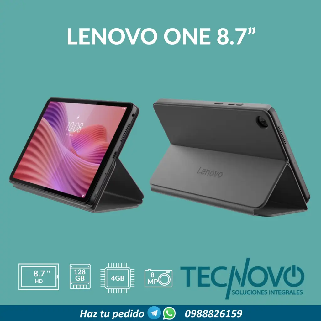 Tablet LENOVO Tab One TB-305XU 4GB 128GB 8.7" HD + Folio LTE