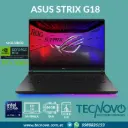 Laptop Asus ROG Strix Scar G18 Intel Core Ultra 9-275HX 64GB 2TB SSD RTX-5080 16GB 18" 2.5K 240Hz + Mochila