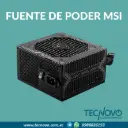 Fuente de poder MSI 650W 80 Plus bronce