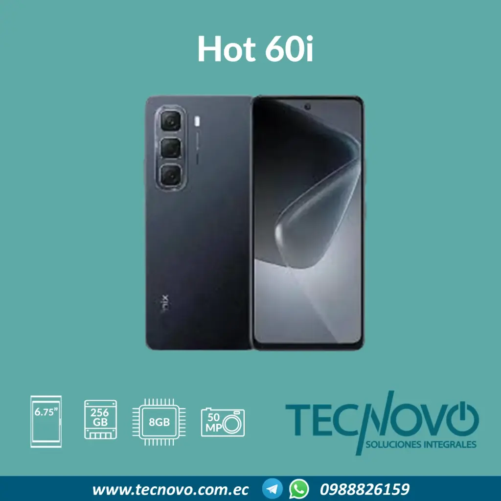 Celular INFINIX Hot 60i 8GB (4GB+4GB) / 256GB