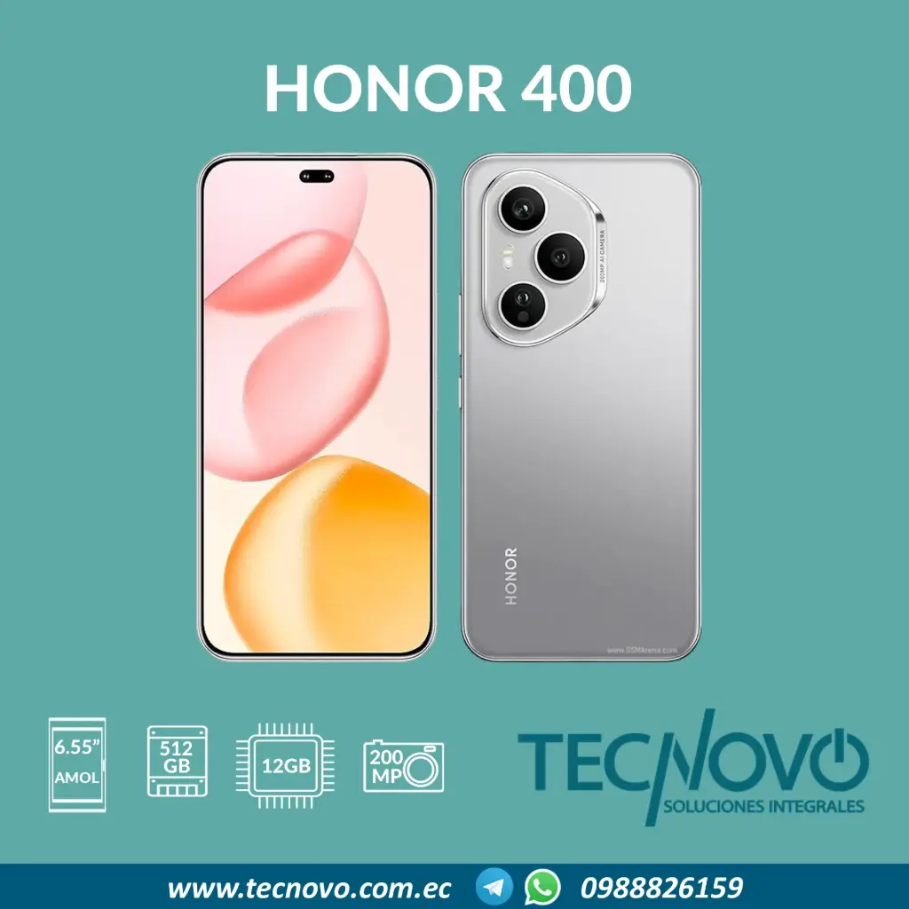 Celular HONOR 400 12GB/512GB