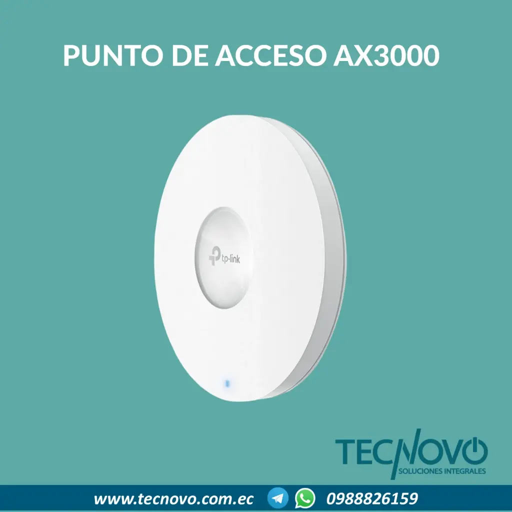 Access Point TP-LINK EAP653 Wi-Fi 6 Montaje en techo AX3000