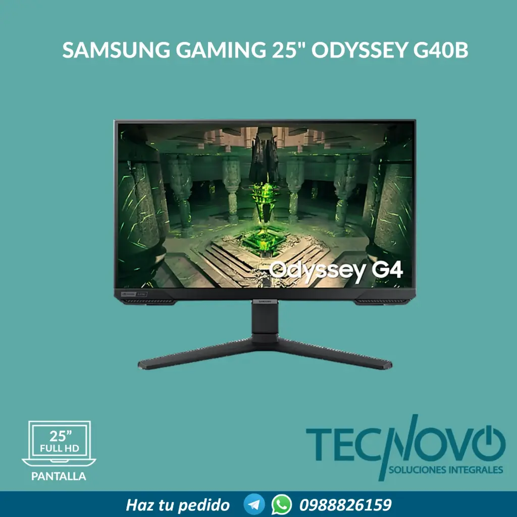MONITOR SAMSUNG GAMING 25" ODYSSEY G40B