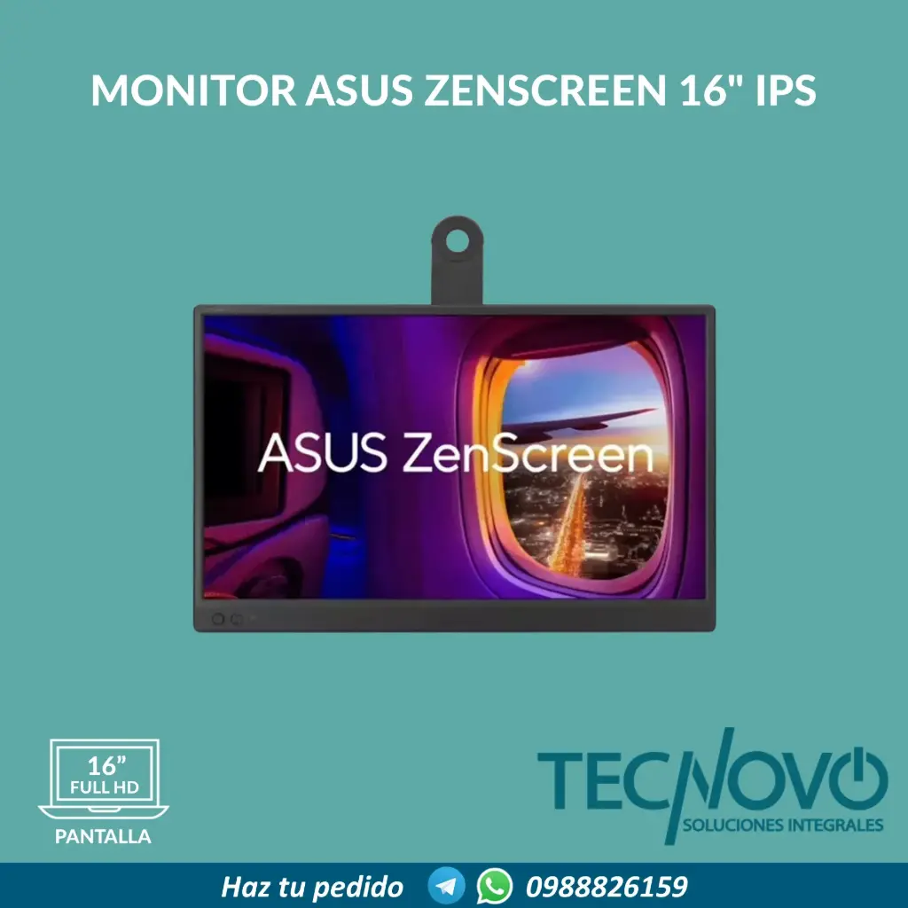 MONITOR ASUS ZENSCREEN 16" IPS