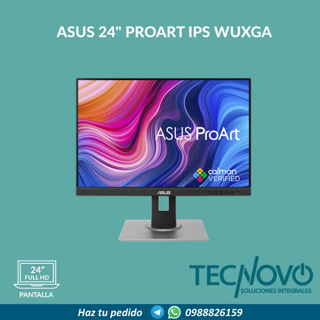 MONITOR ASUS 24" PROART IPS WUXGA