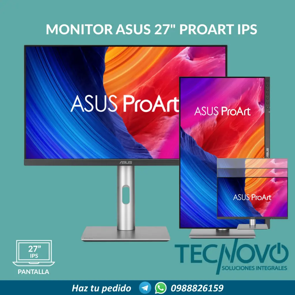 MONITOR ASUS 27" PROART PA278QGV IPS WUXGA HDR-10