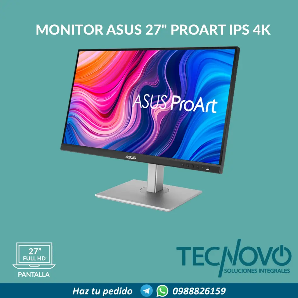 MONITOR ASUS 27" PROART IPS 4K