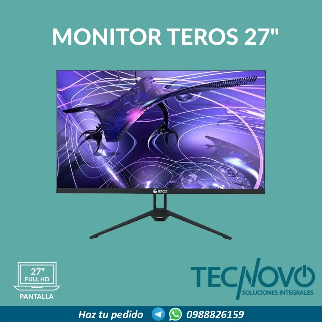 MONITOR TEROS 27" IPS CURVO