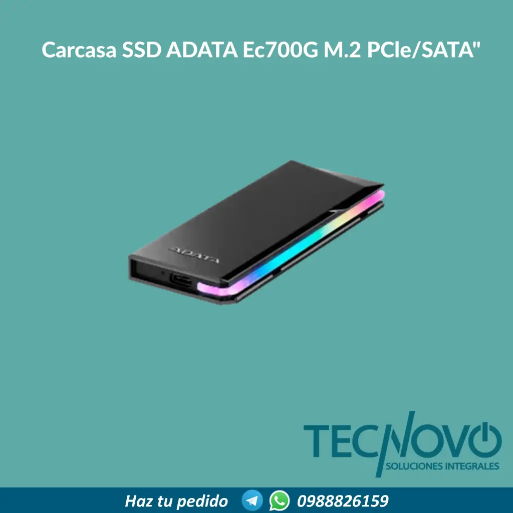 Enclosure SSD ADATA EC700G M.2 PCIe/SATA
