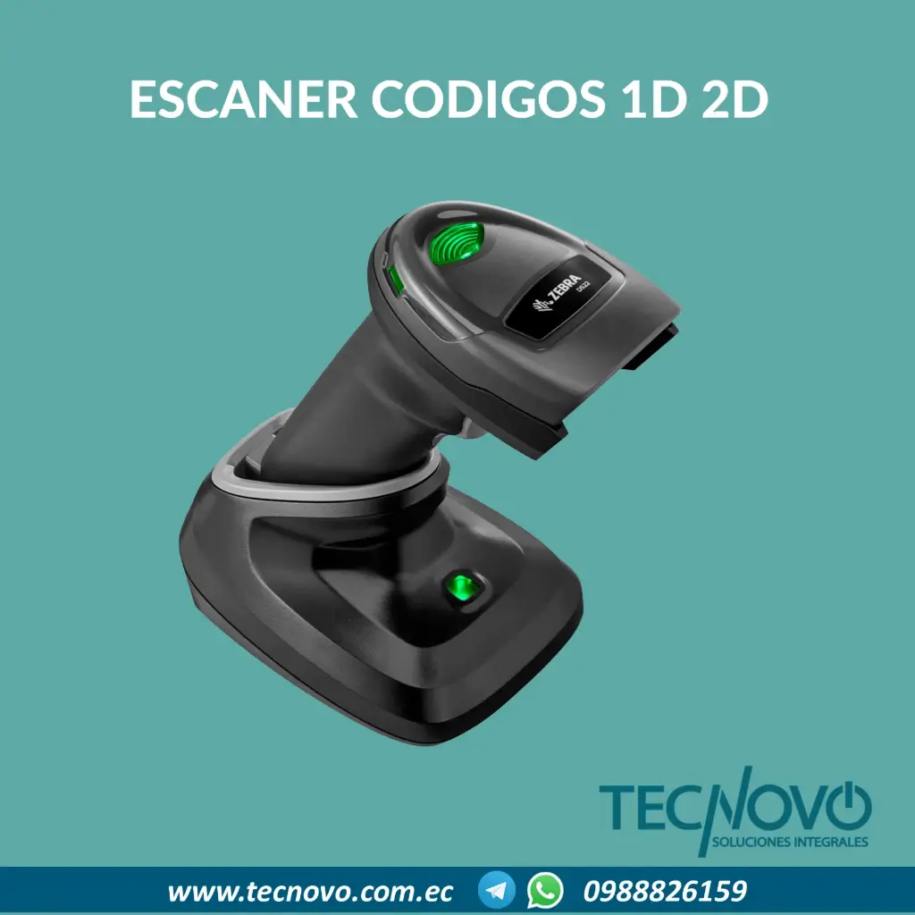 Escáner de Mano Zebra DS2278 2D, 1D Inalámbrico