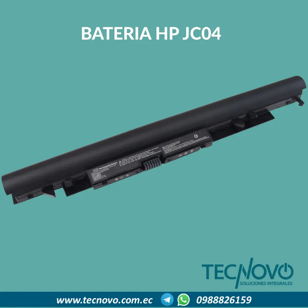 Batería laptop HP JC04 Externo 240 G6