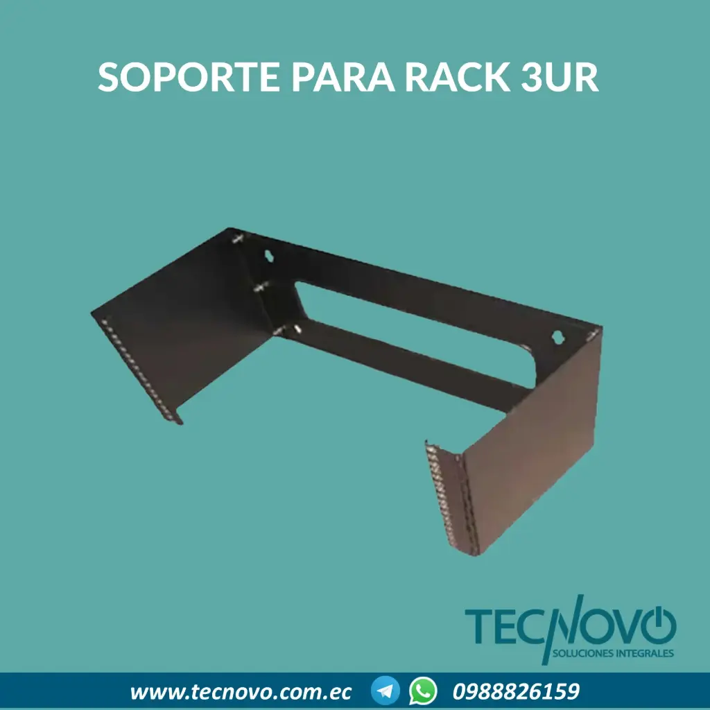 Soporte para rack de pared BEAUCOUP 3UR 