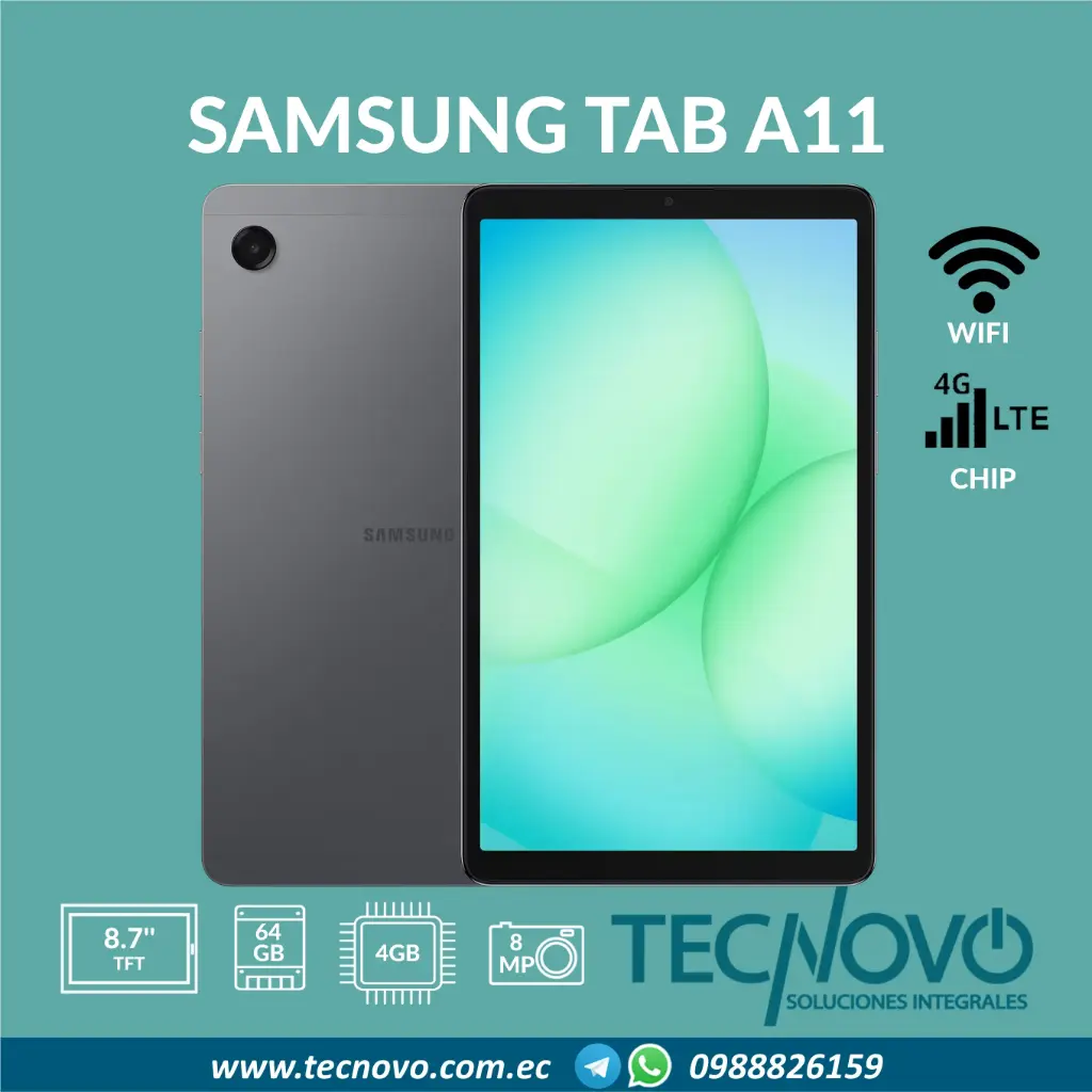 TABLET SAMSUNG A11 4GB 64GB 8.7" WIFI - LTE